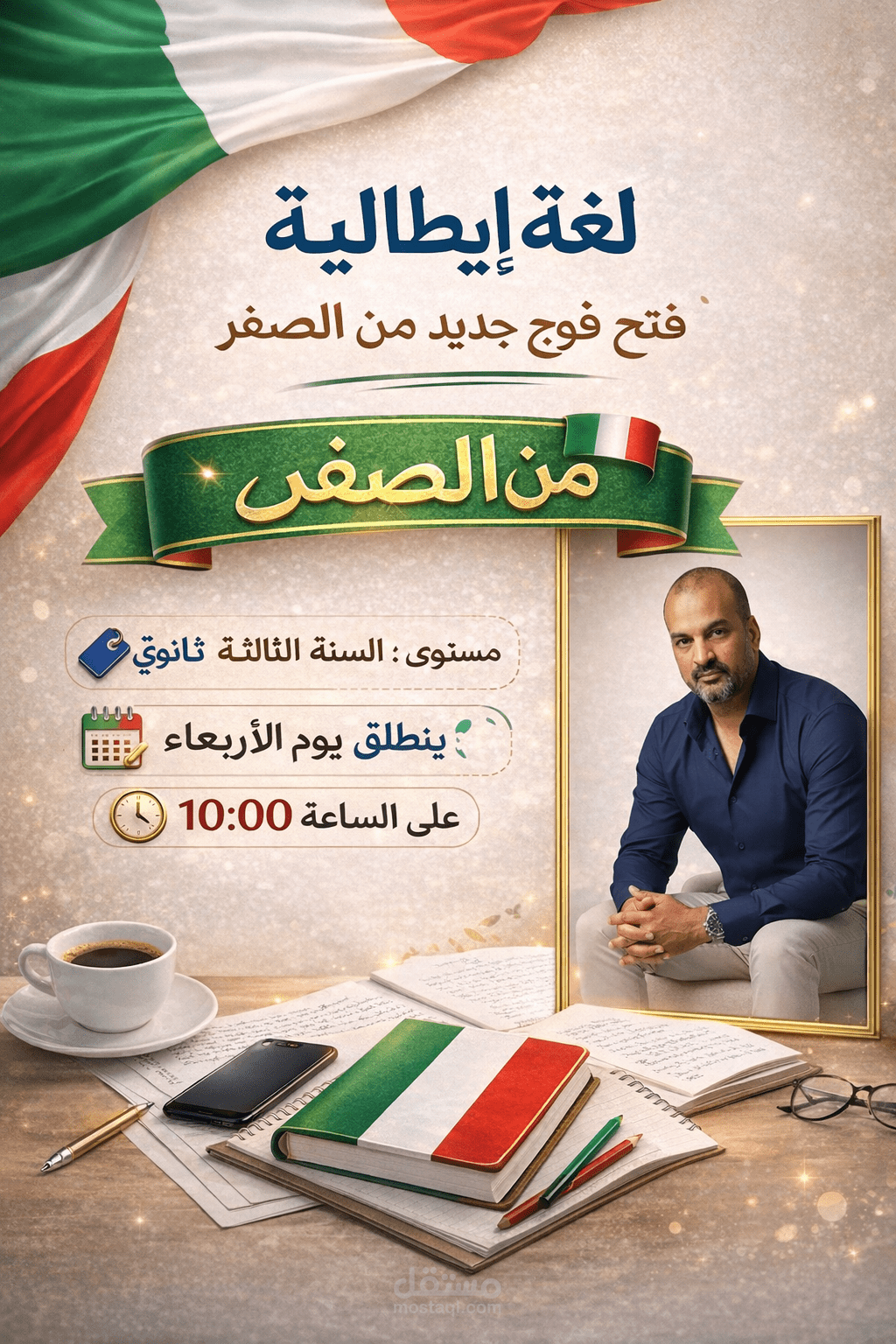 تصميم منشور فتح فوج جديد