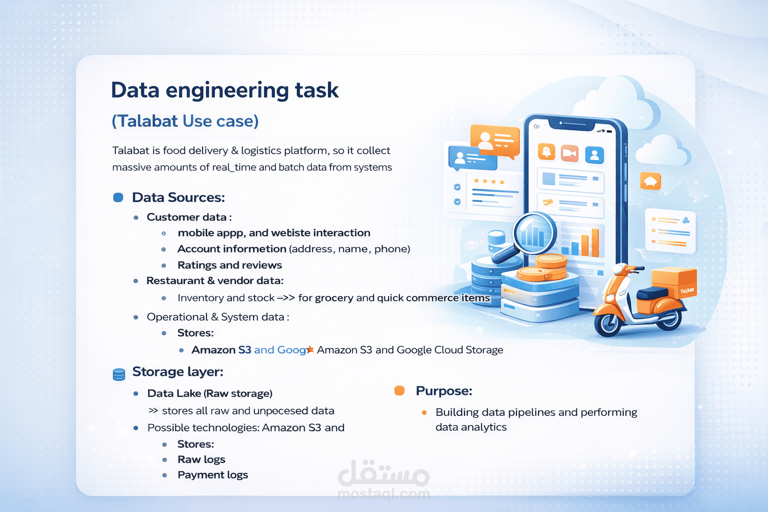 created report about talabt