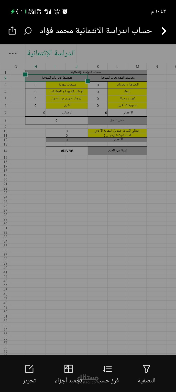 شركه بدايتي للتمويل متناهي الصغر