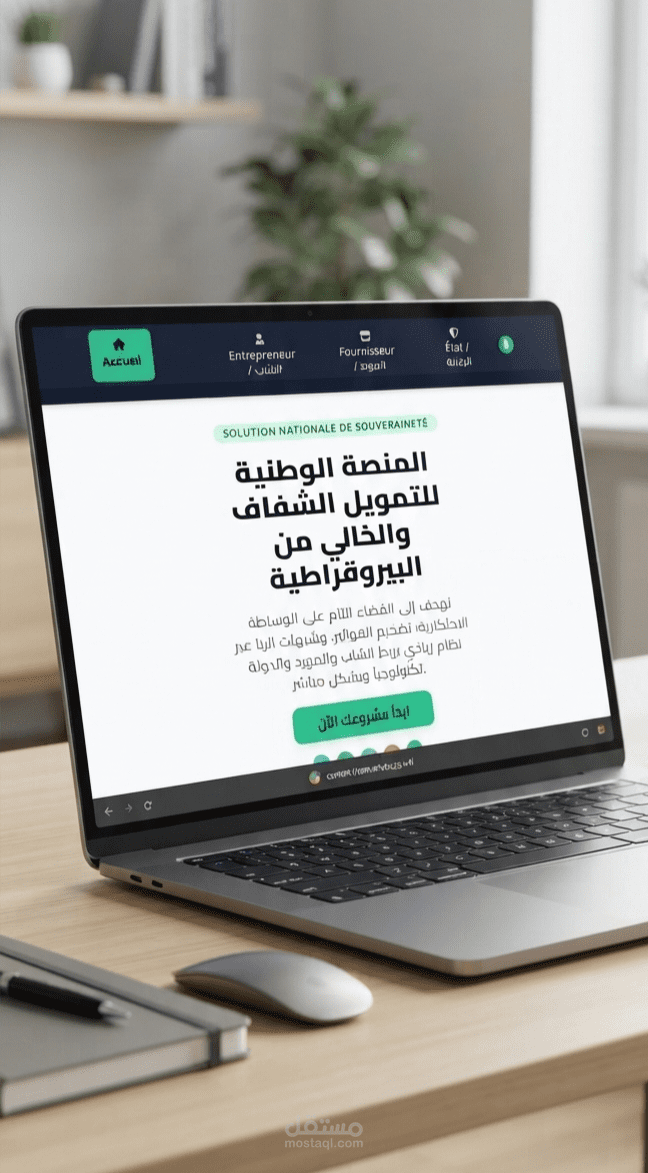 منصة "سند" الوطنية للتمويل المباشر (SANAD) (منصة وطنية للتمويل الشفاف والخالي من البيروغرافيا والوساطة الاحتكارية).