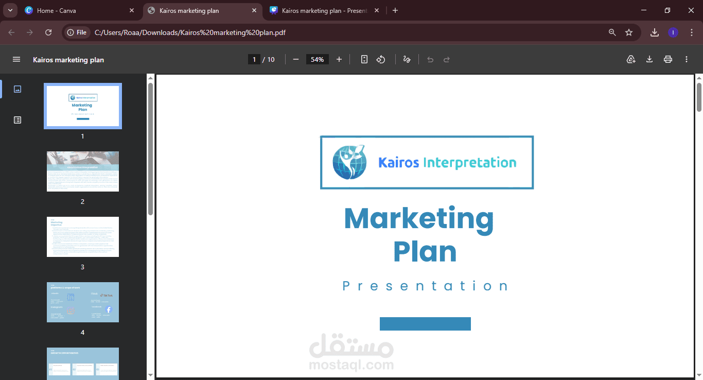 خطة محتوى متكاملة لشركة برامج ترجمة فورية طبية