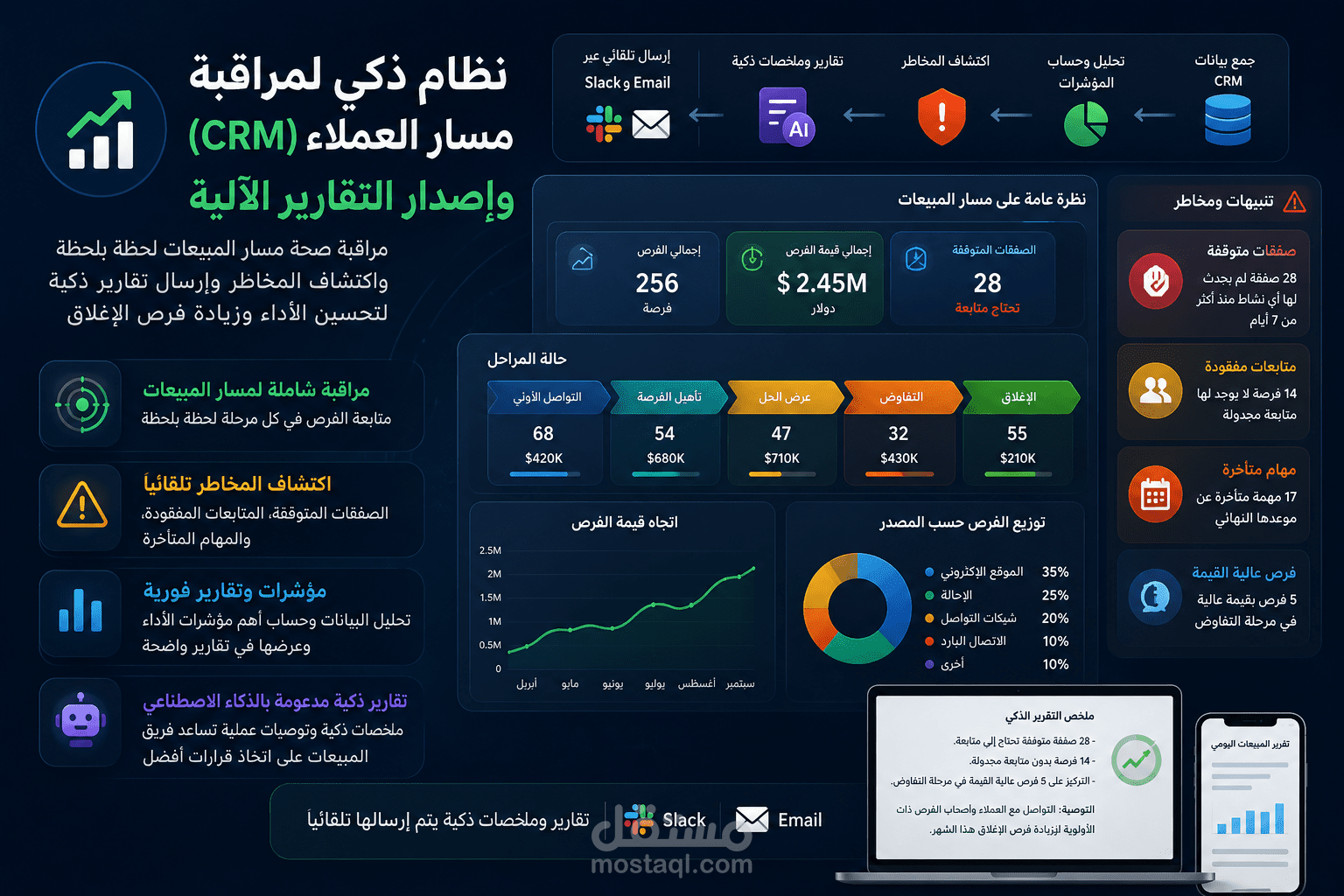 CRM Pipeline Monitoring & Automated Reporting System