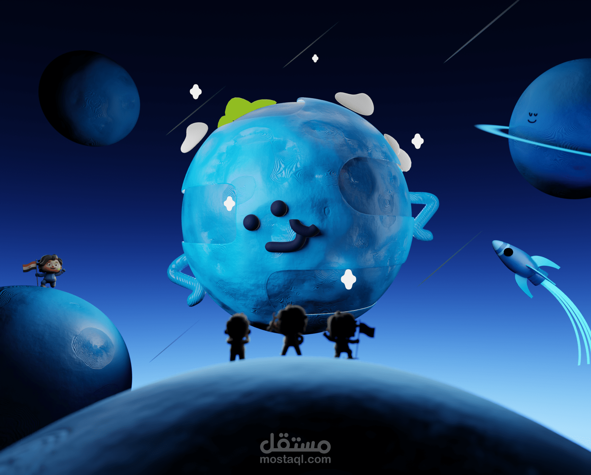 Little Heroes In Deep Space