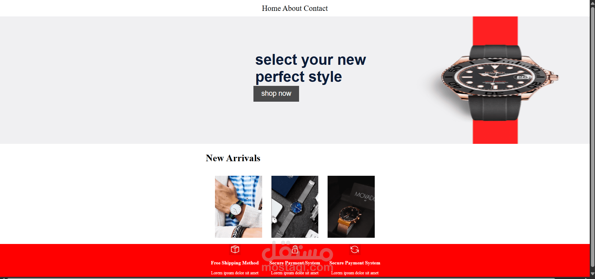 html and css project
