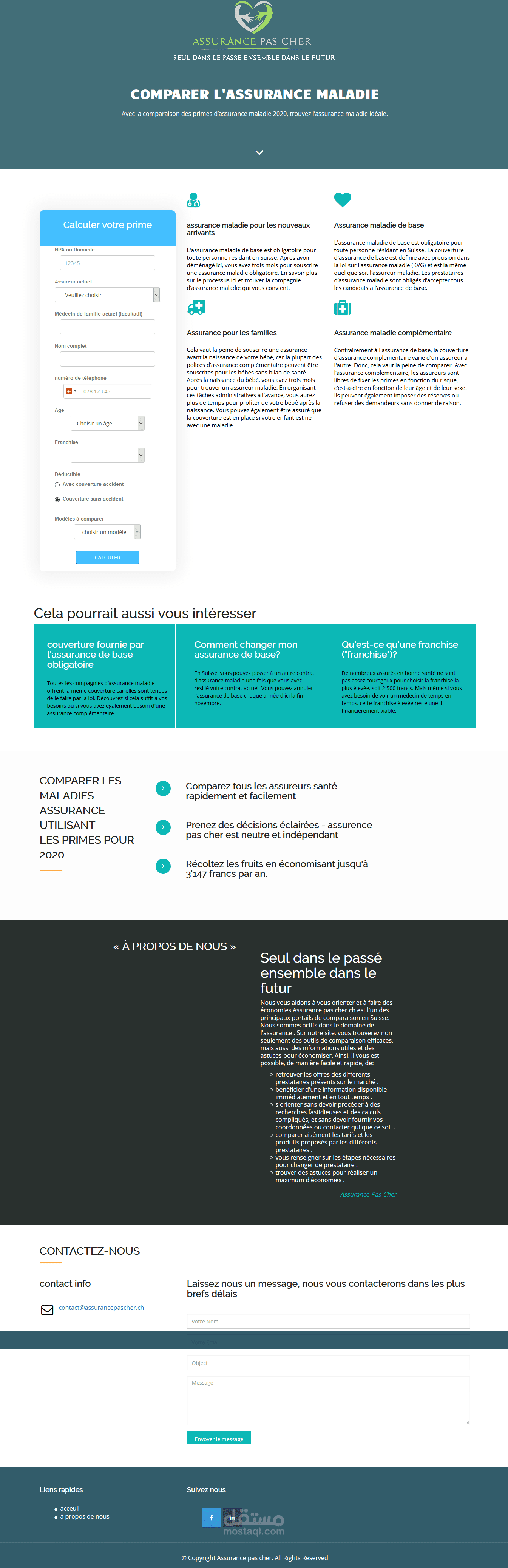 site web assurance suisse