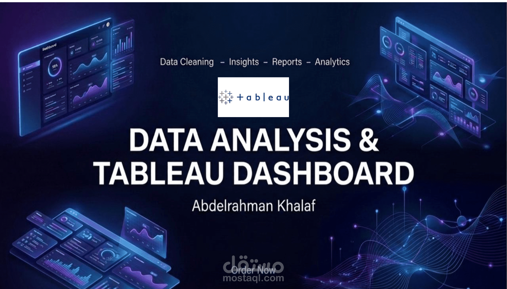 تابلو Tableau Dashboard تصميم احترافي