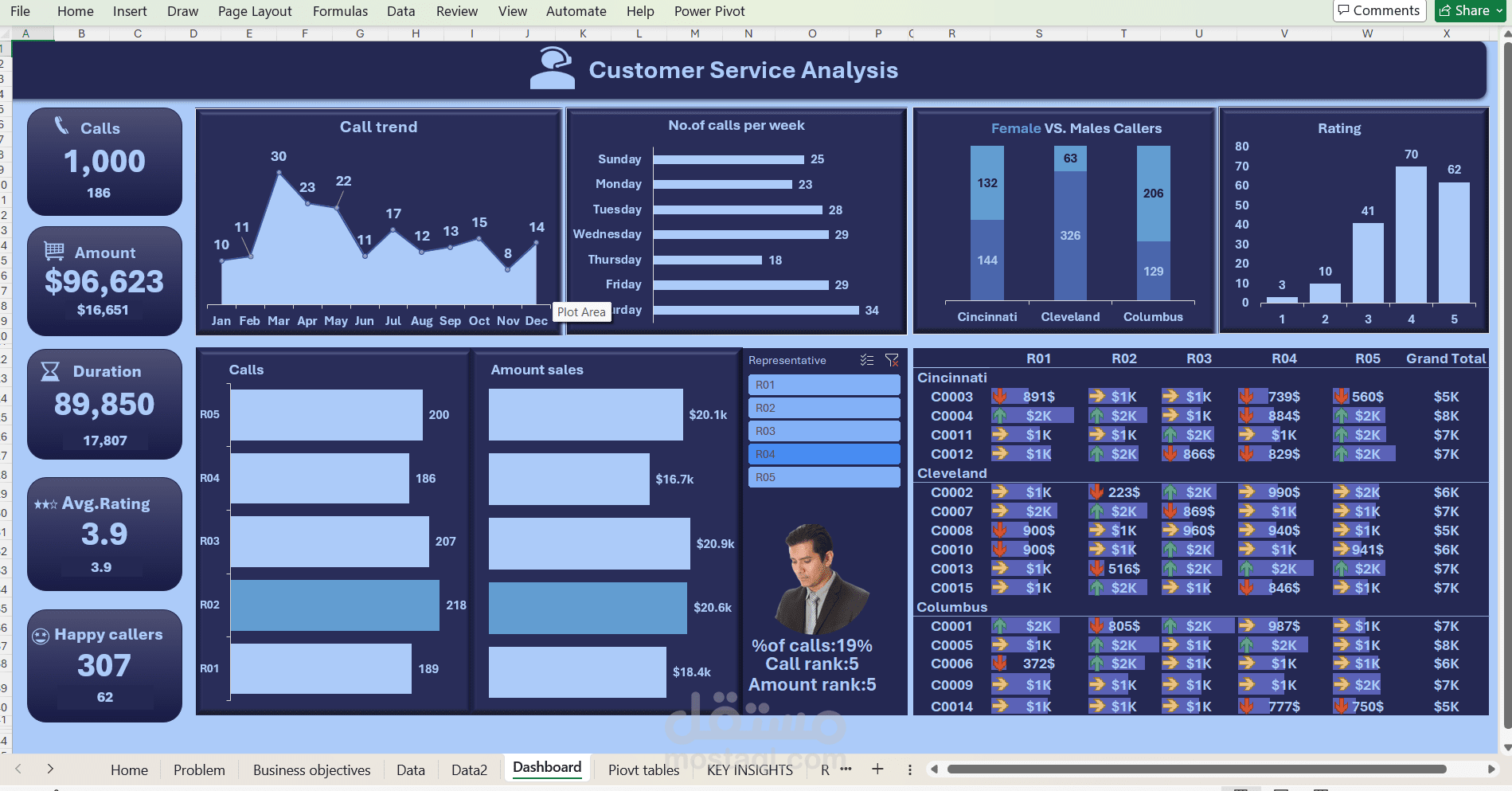 Data Analysis Project Using Excel