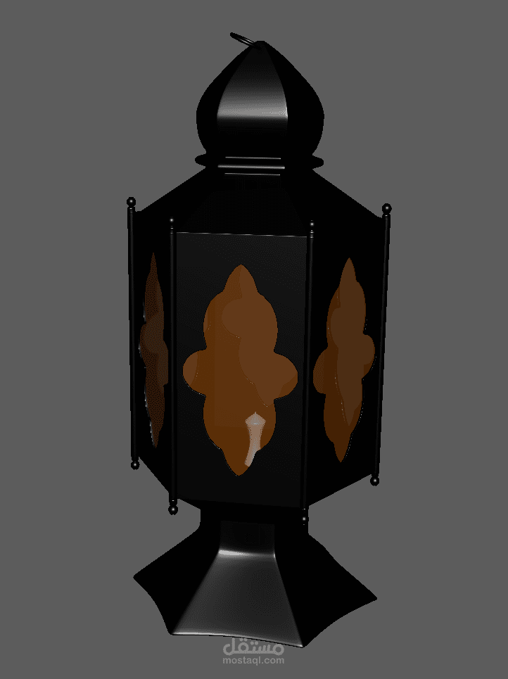 تصميم فانوس ثلاثي الأبعاد