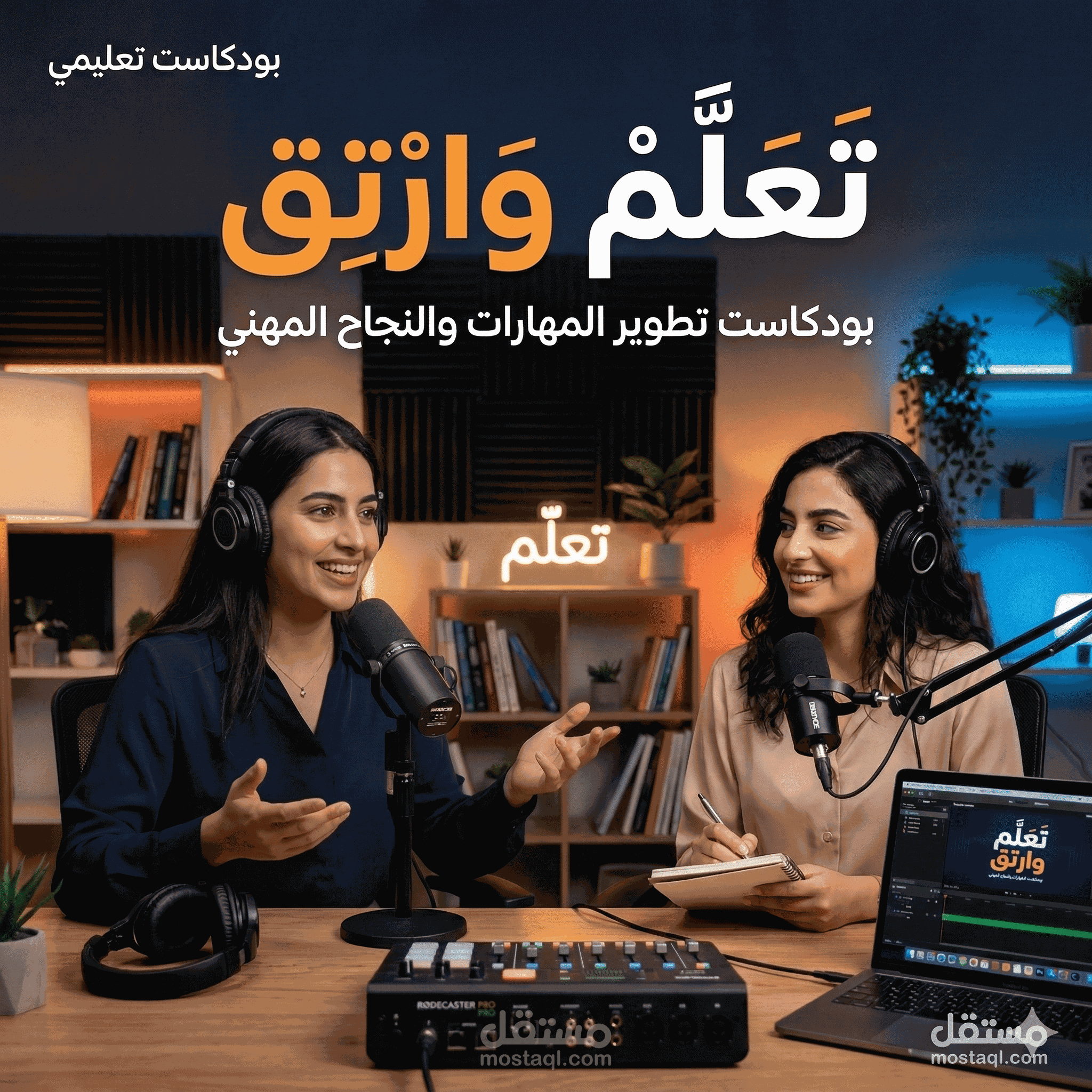 فيديو من بودكاست الحلقة الاولي بالذكاء الاصطناعي