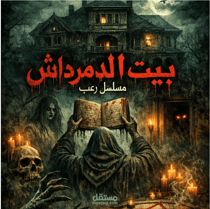 Teaser سينمائي باستخدام AI لمسلسل "بيت الدمرداش – اللعنة الثامنة"