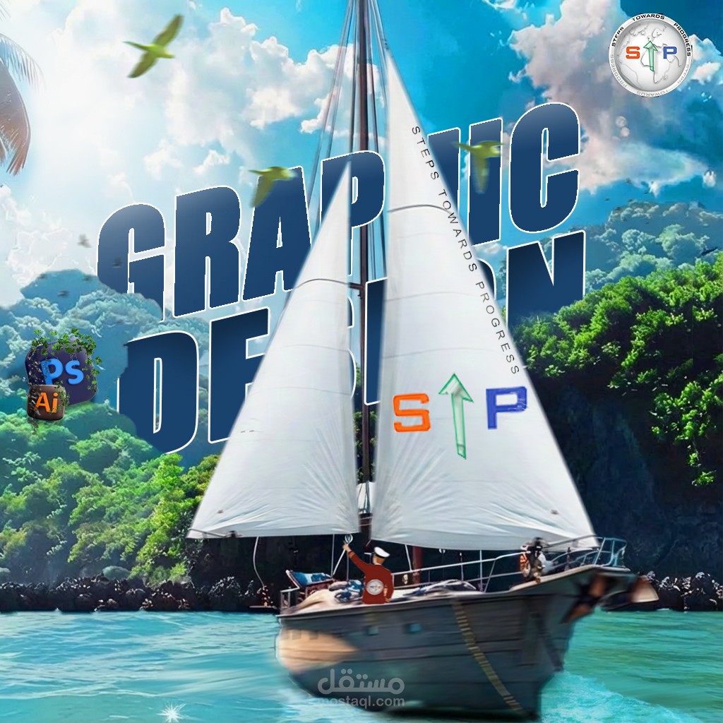 تصميم الحملة الدعائية "STP Neverland" لبرنامج التدريب الصيفي