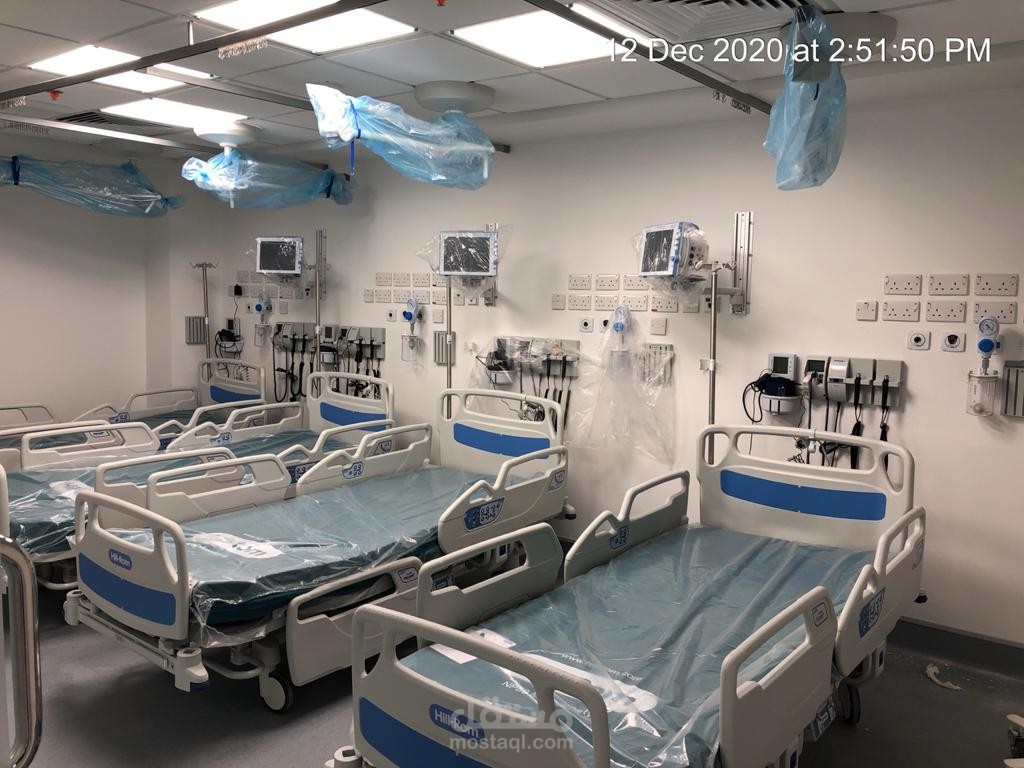 تصميم الانظمة الكهربية لمستشفى القريات العام بالسعودية