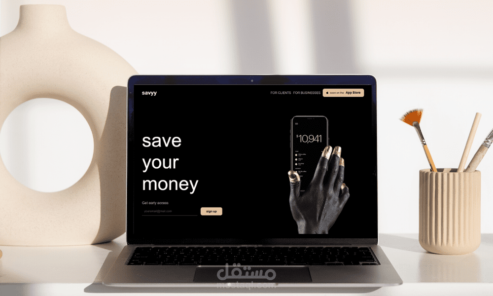 برمجة صفحة هبوط (Landing Page) متجاوبة من الصفر باستخدام HTML, CSS, JS