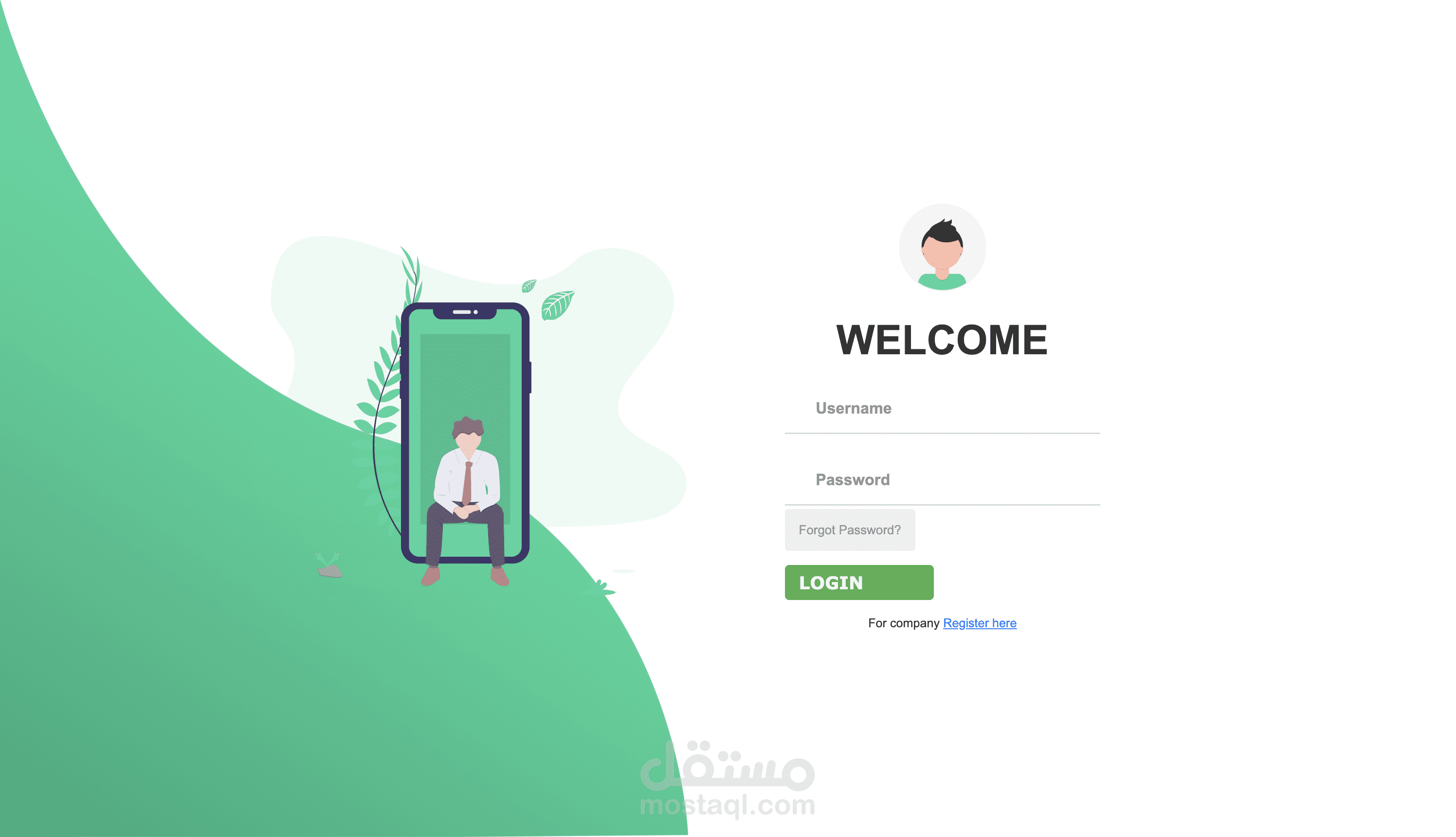 تطوير واجهة مستخدم تفاعلية لبوابة توظيف وتدريب (React SPA)