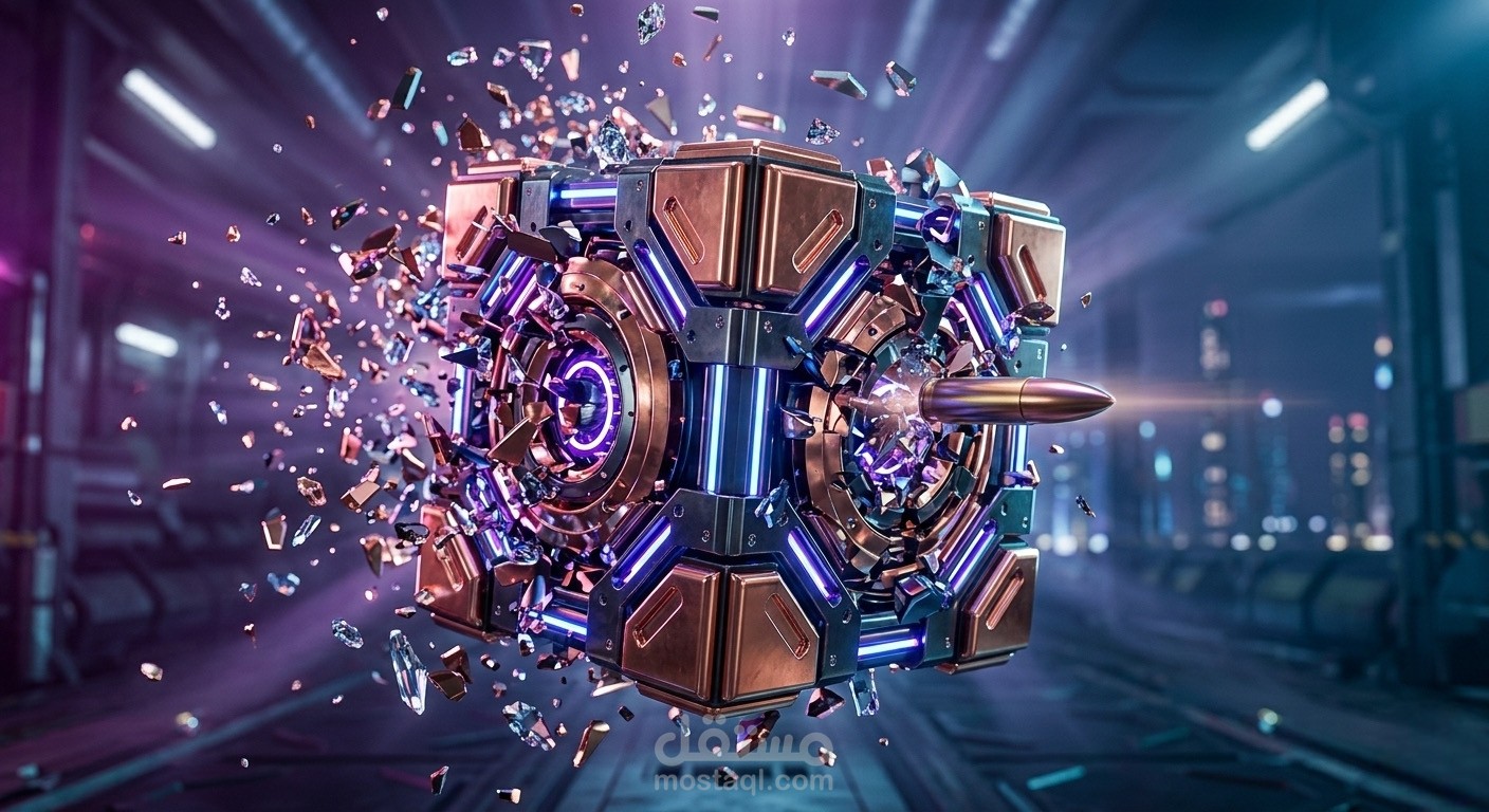 هندسة المؤثرات البصرية الديناميكية ولحظة اختراق الزمن (Advanced Particle Simulation) | المكعب المتشظي