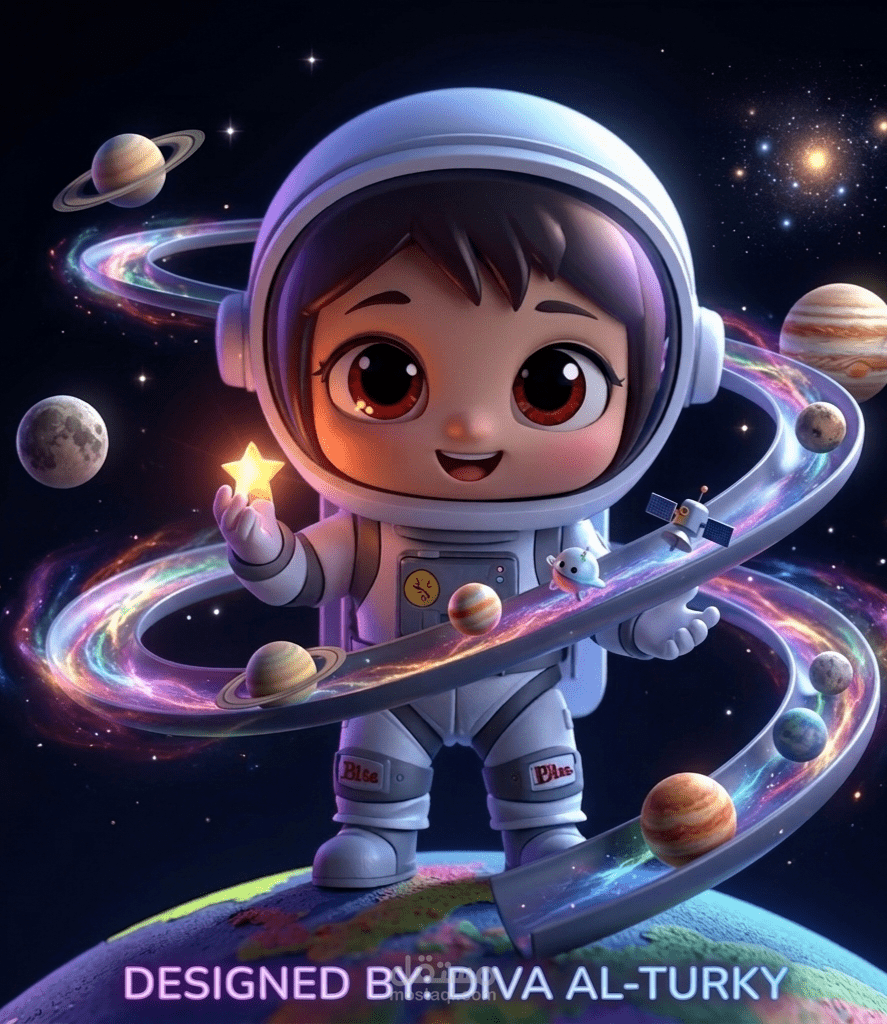 تصميم شخصية رائد فضاء ثلاثية الأبعاد - The Voyager