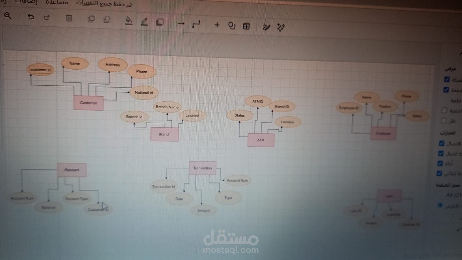 Bank Database Design