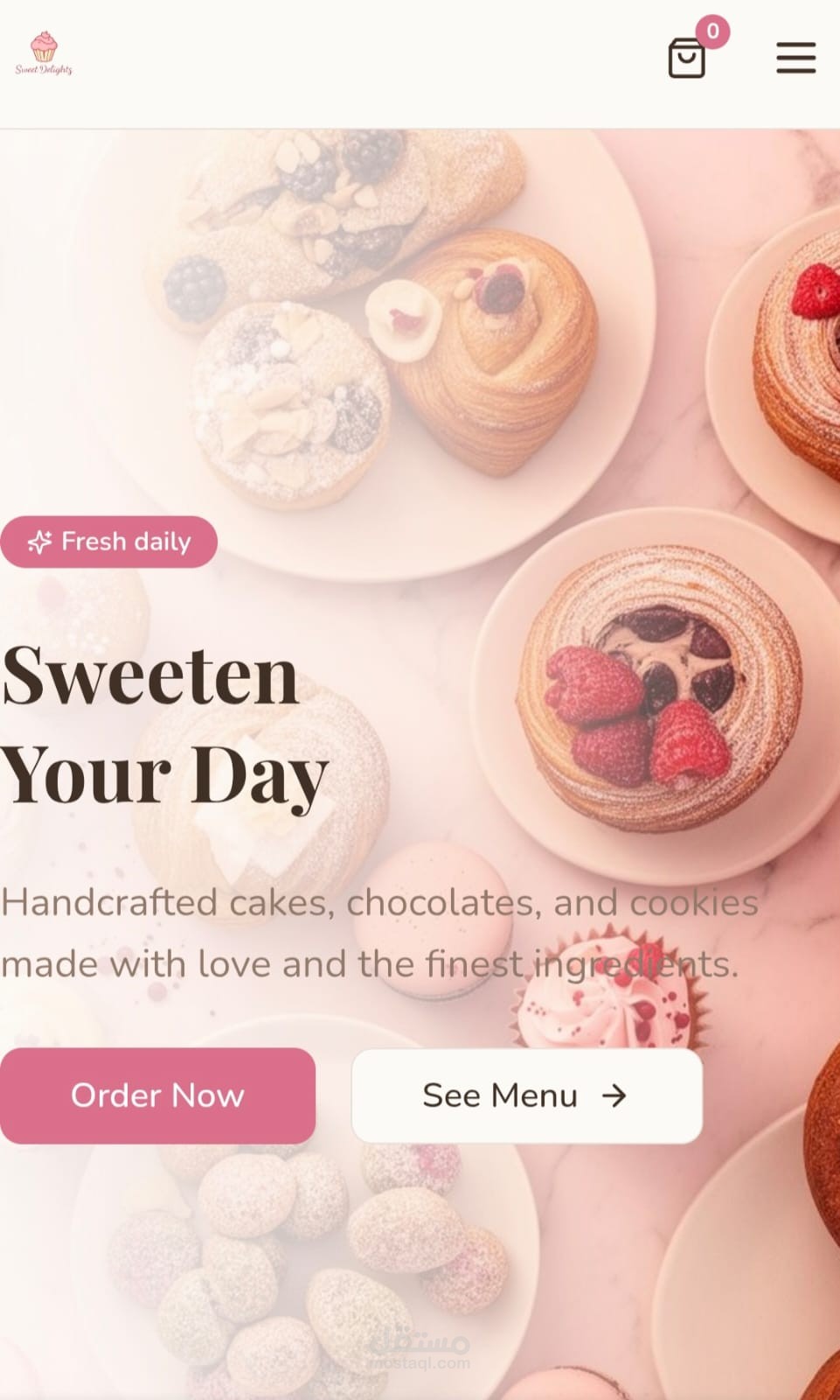 Online Cake & Sweet Store System