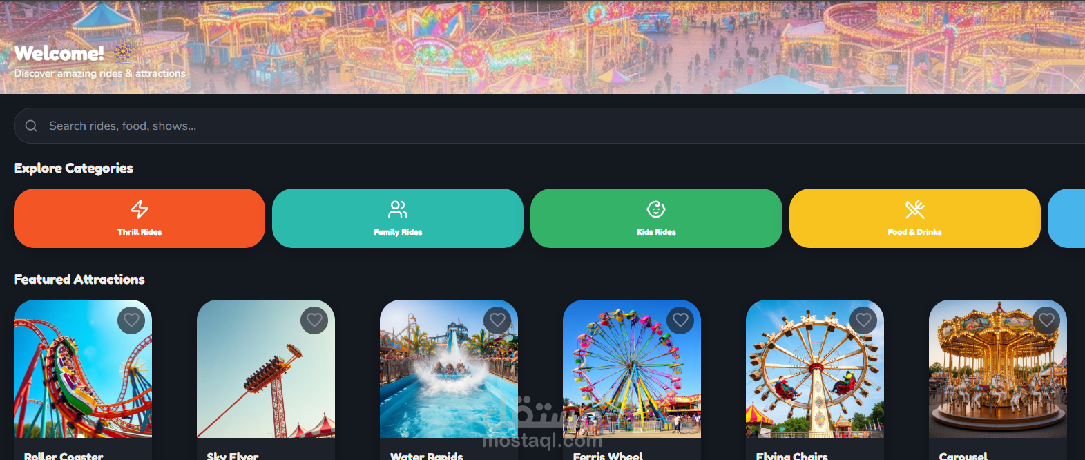 Amusement Park System with Ticketing & Reservations