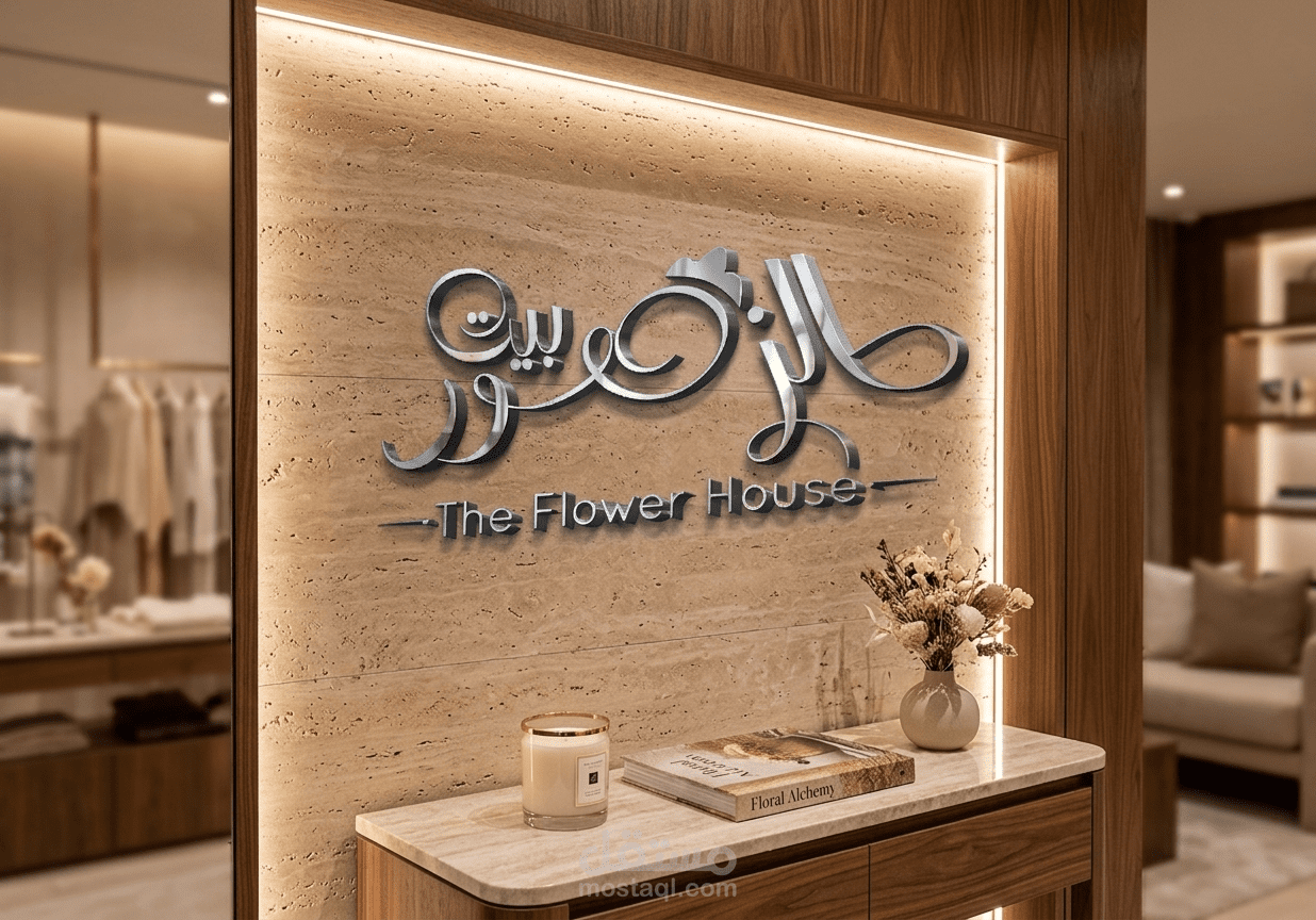 هوية بصرية لمحل تجاري نسائي