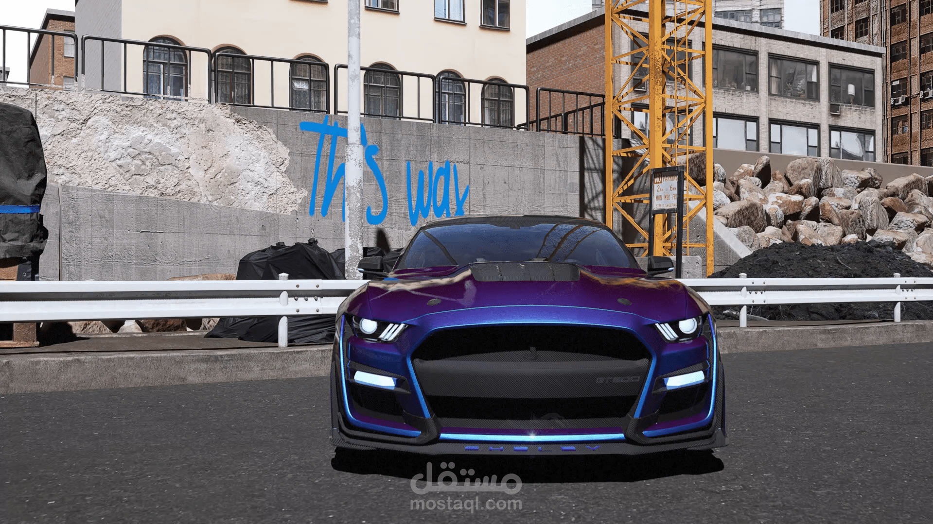 تصميم سيارة سباق 3D