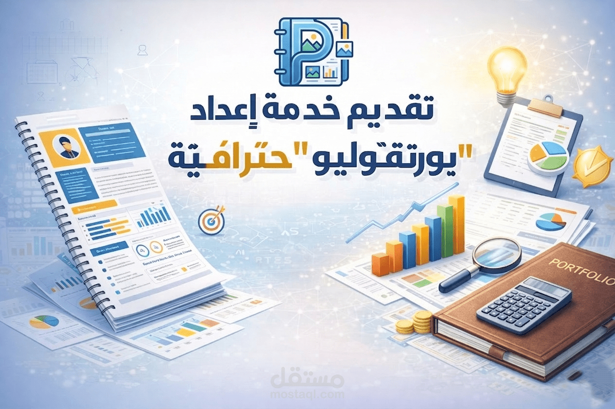 تصميم موقع شخصي يعرض مهاراتك Personal Portofolio