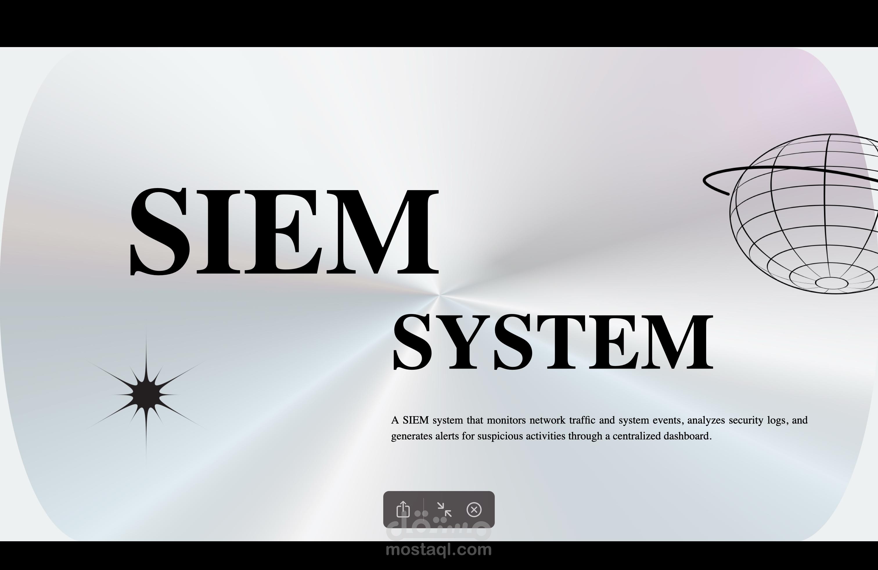 Black and Silver Modern Cyber Security Presentation canva