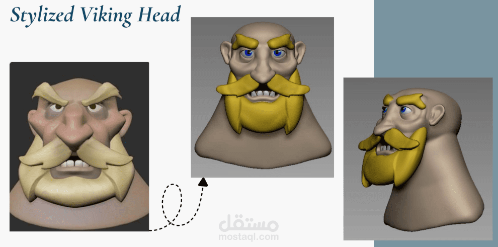 Digital Sculpting Stylized Viking Head