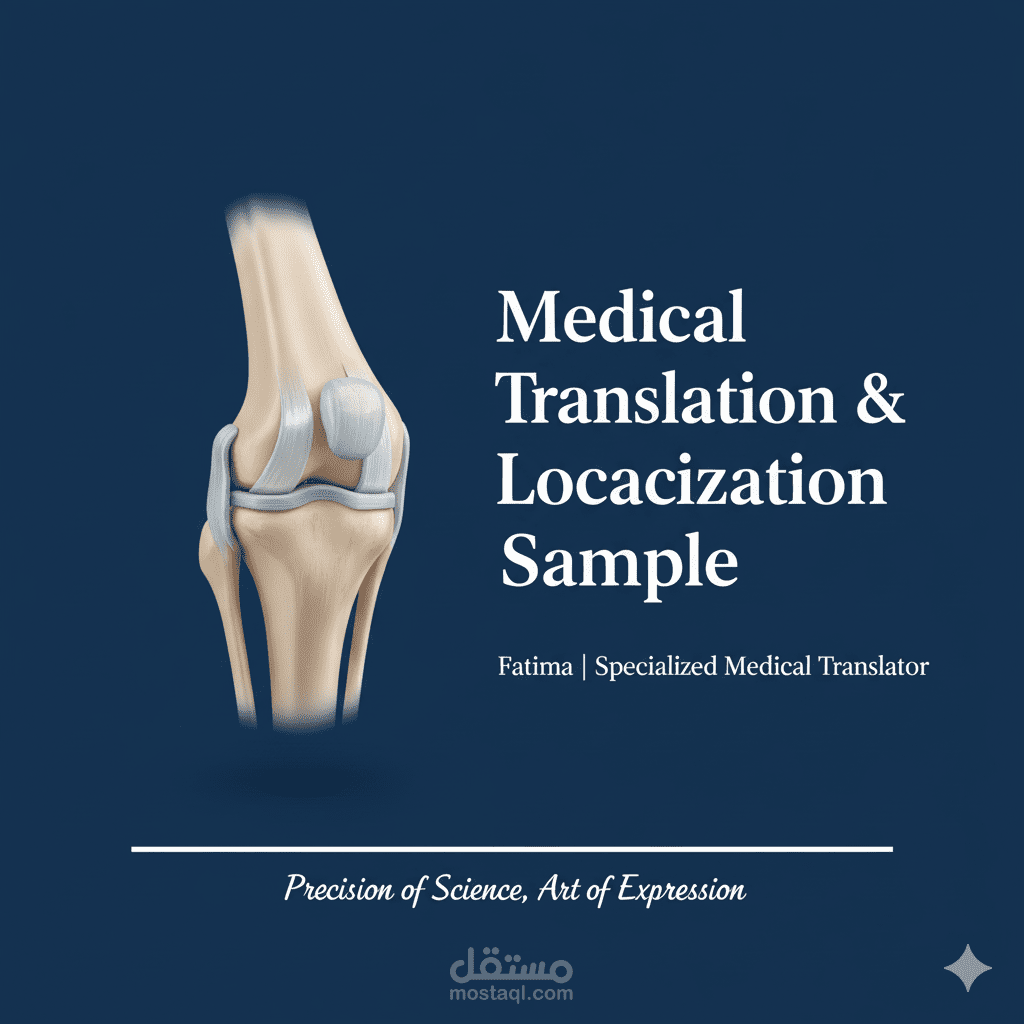 ترجمة تخصصية لبروتوكولات التأهيل الطبي (إصابات الرباط الصليبي)