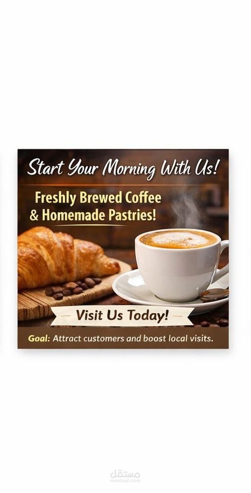 بوست ترويجي لمطعم – جذب الزبائن