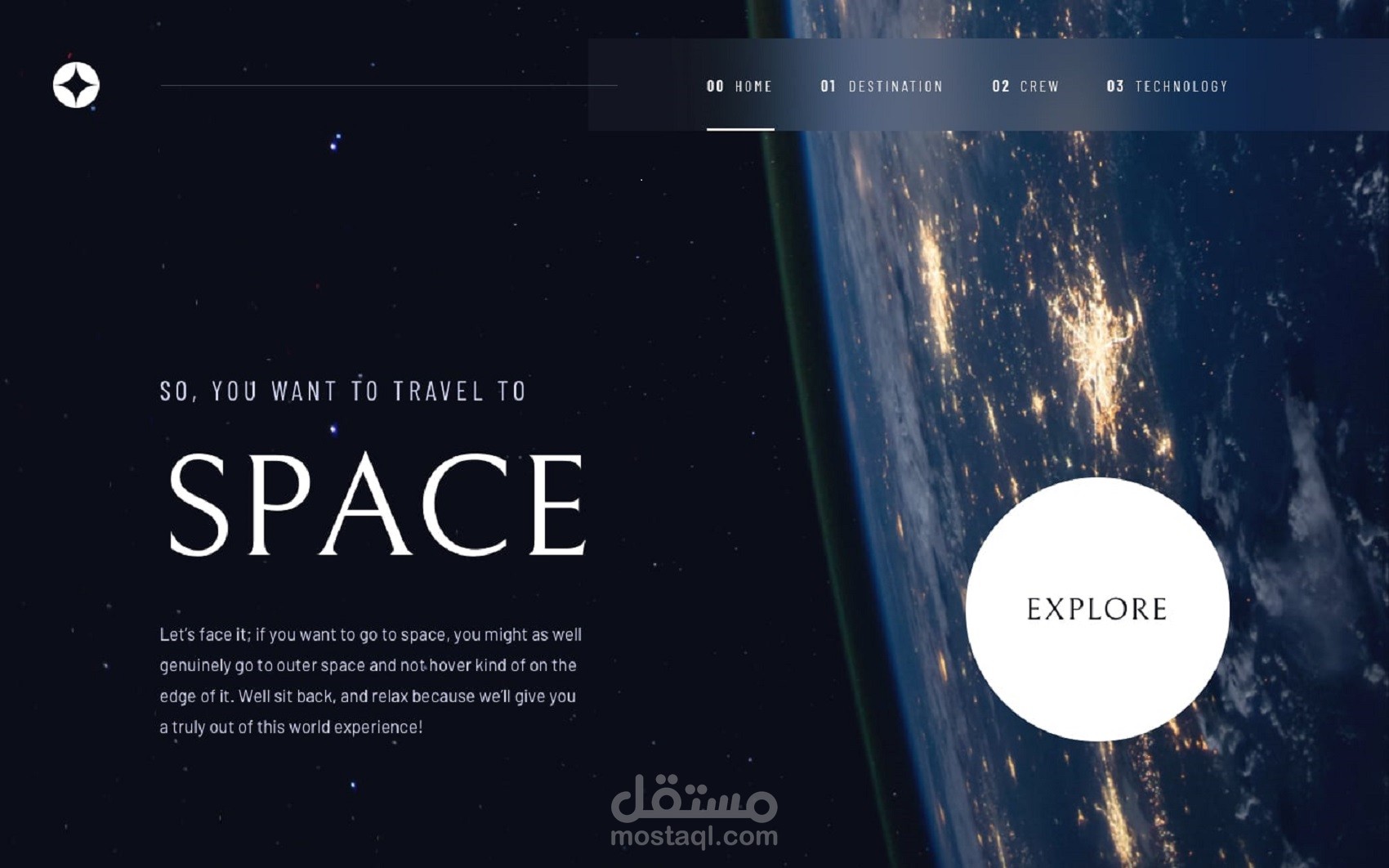 Space website