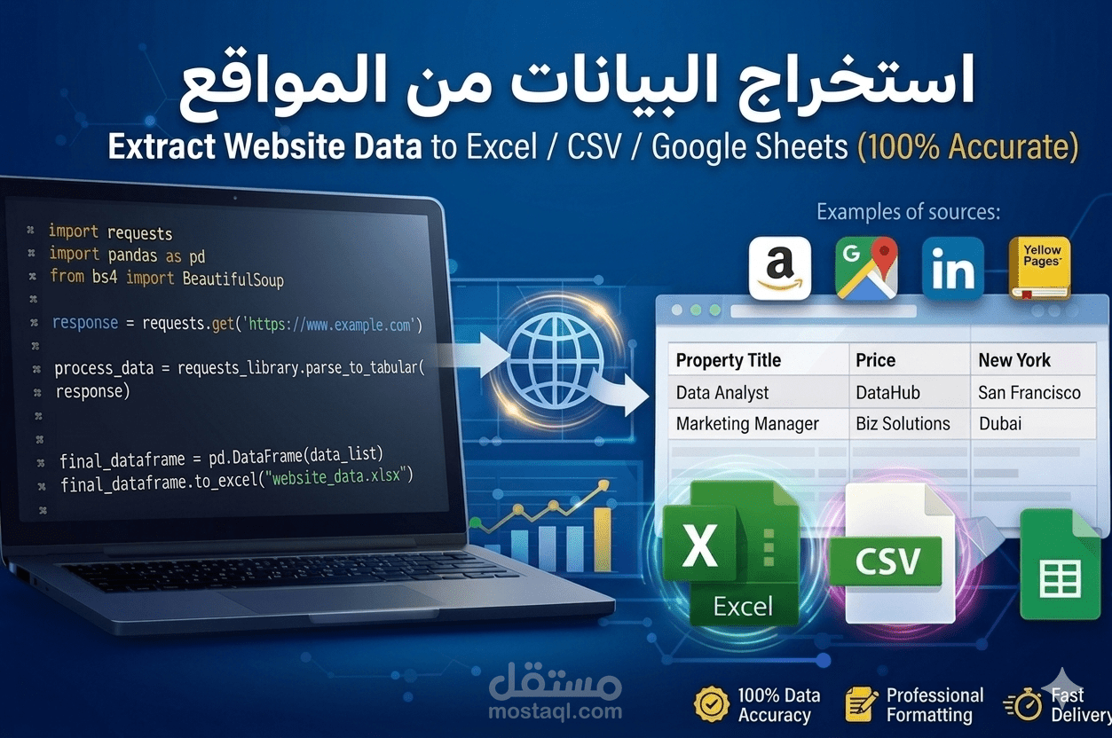 حوّل فوضى المواقع الإلكترونية إلى بيانات منظمة وقابلة للاستخدام