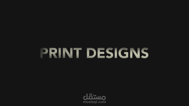 Advertising & Print Design Materials