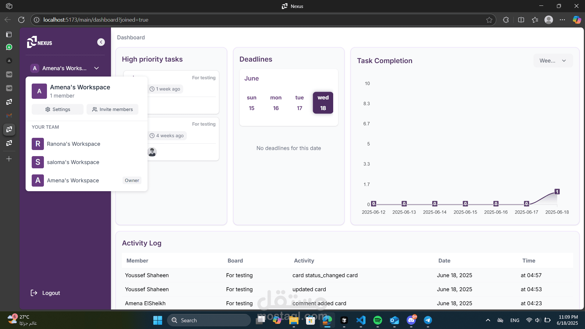 Project Management System