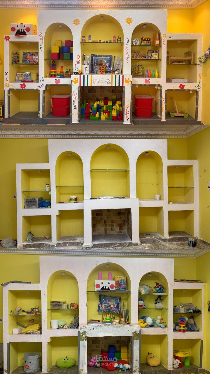 تصميم واعادة ترميم مكتبة