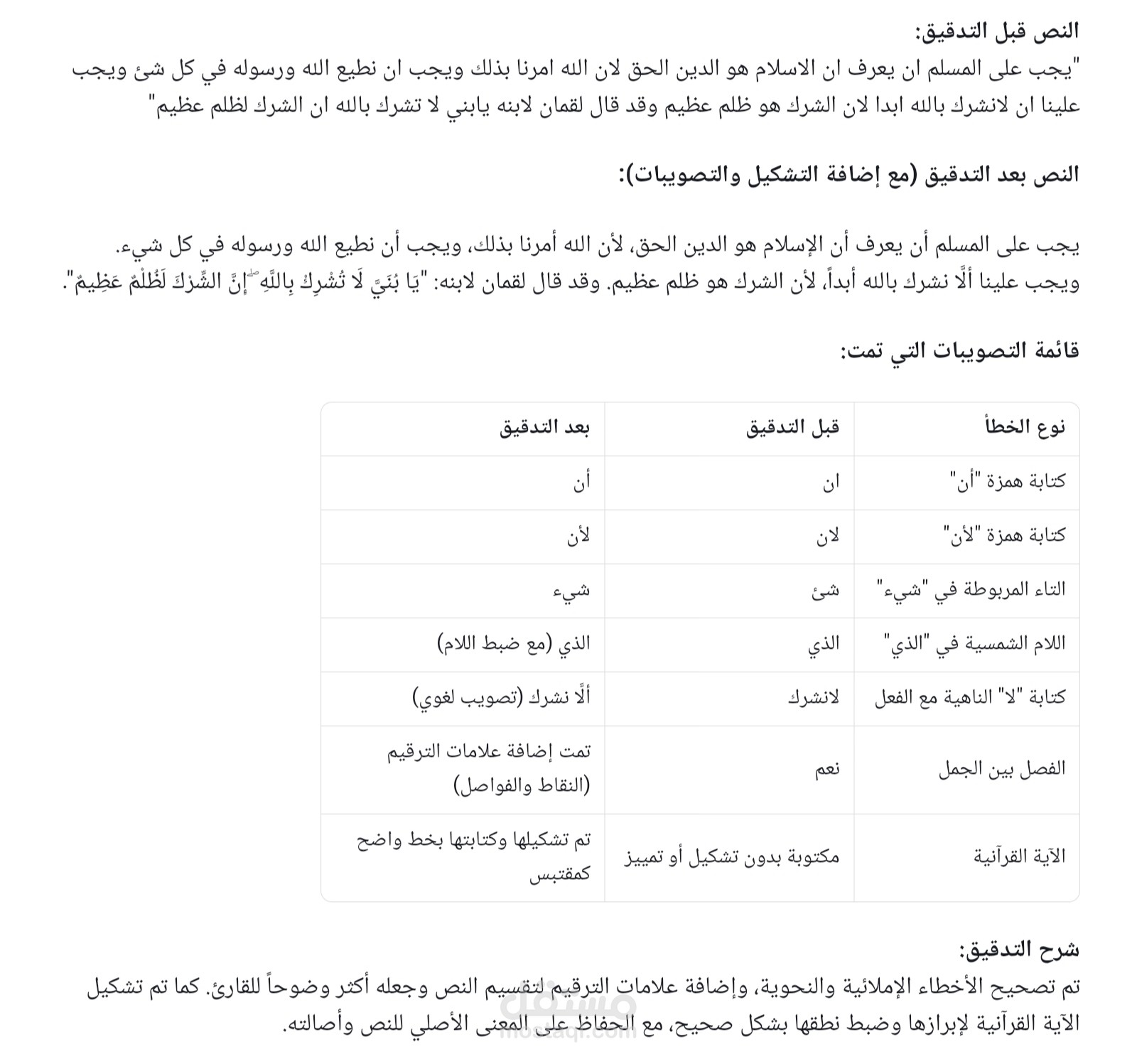 تدقيق لغوي