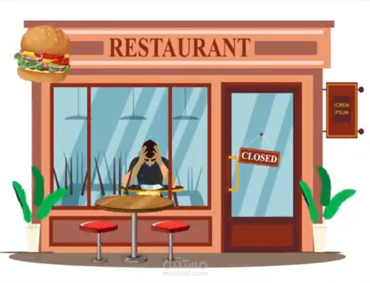 تصميم إعلان فيديو لمطعم 'شاورما الحاتي'