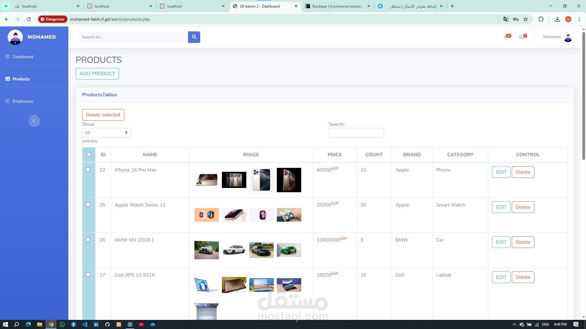 dashboard