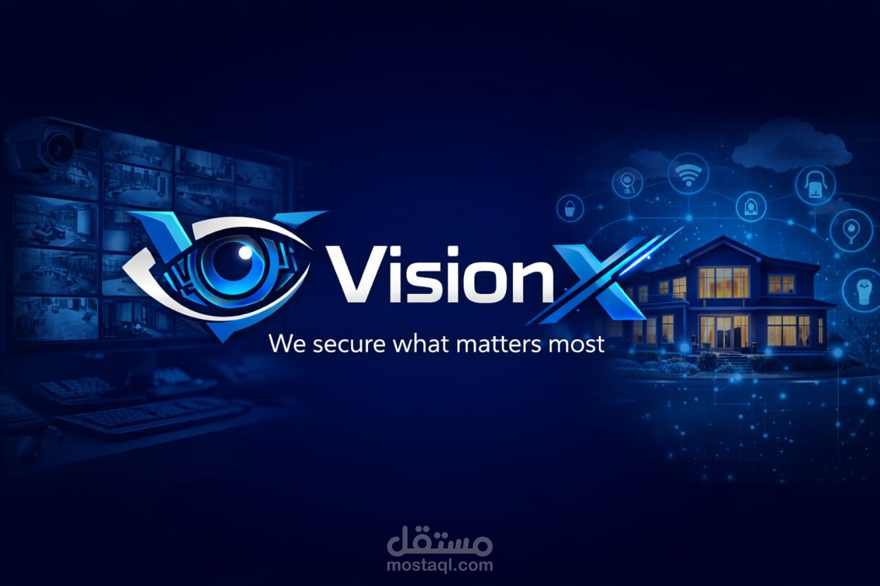 إدارة محتوى وحملات السوشيال ميديا وتصميم مواد بصرية لحسابات لبراند Vision X