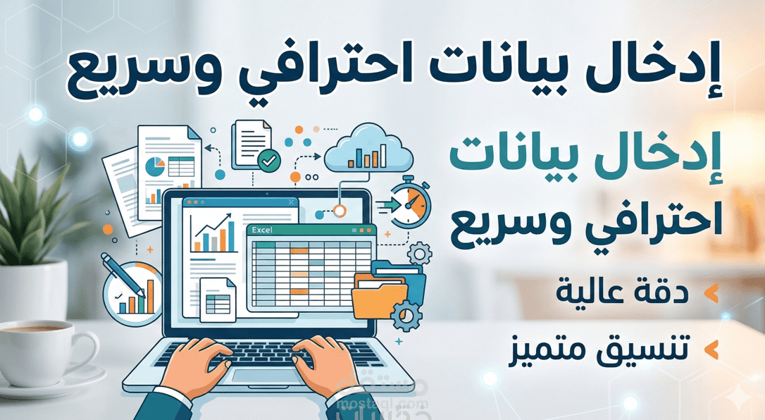تفريغ بيانات من فواتير ورقية (Data Entry)