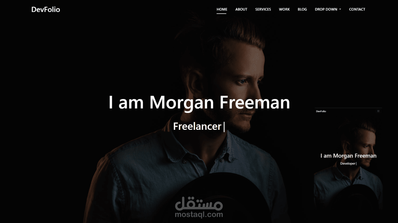 Personal Portfolio Website – DevFolio