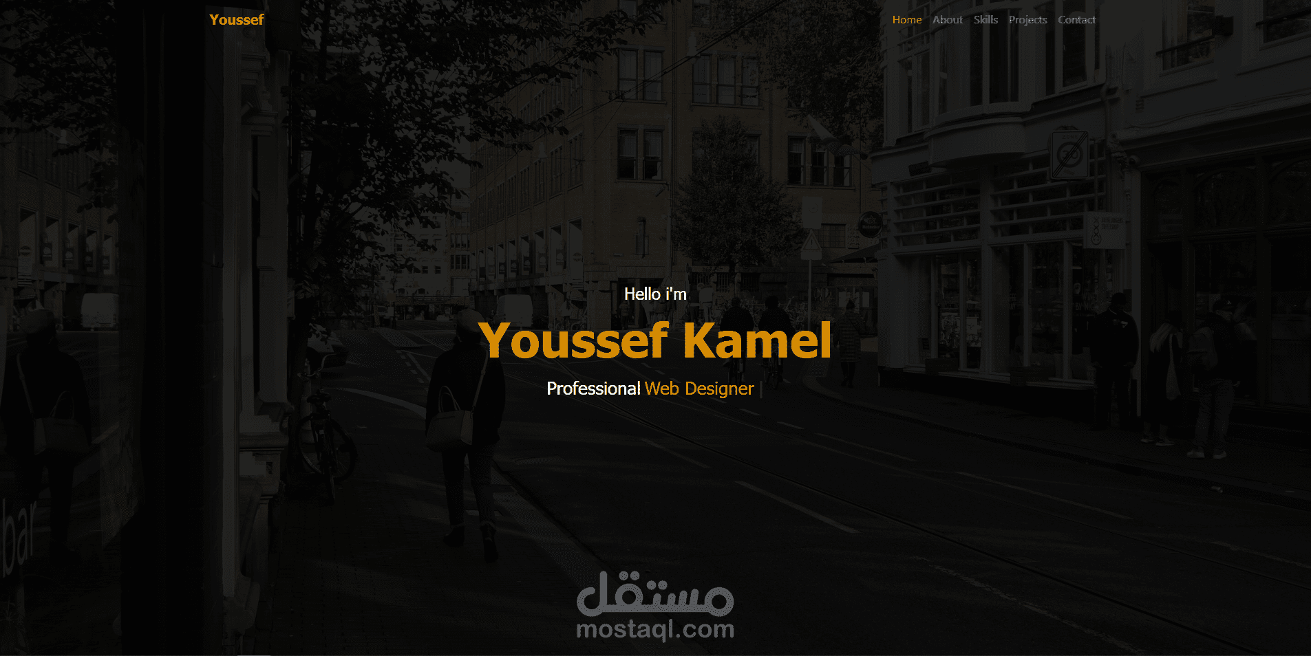 تصميم وتطوير موقع Portfolio شخصي احترافي