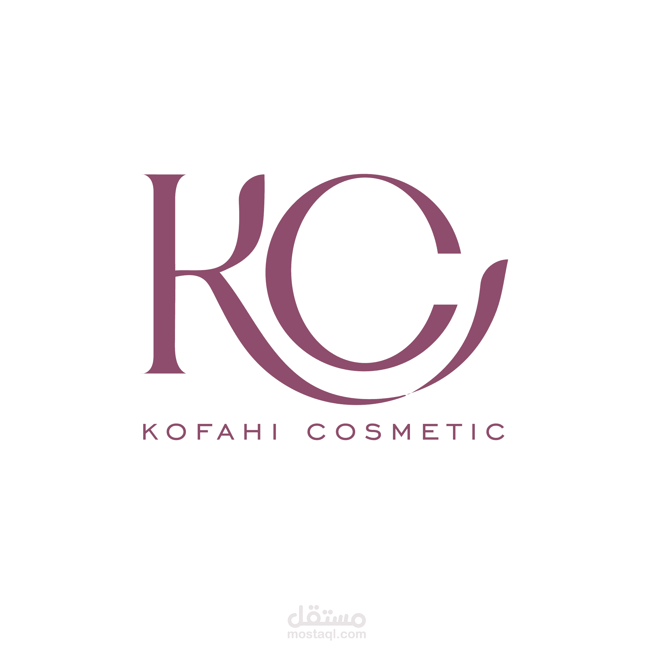تصميم شعار احترافي لشركة Kofahi Cosmetic لمستحضرات التجميل