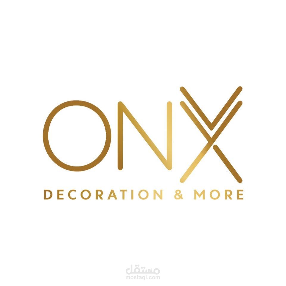 تصميم شعار وهوية سوشال ميديا لشركة ONYX