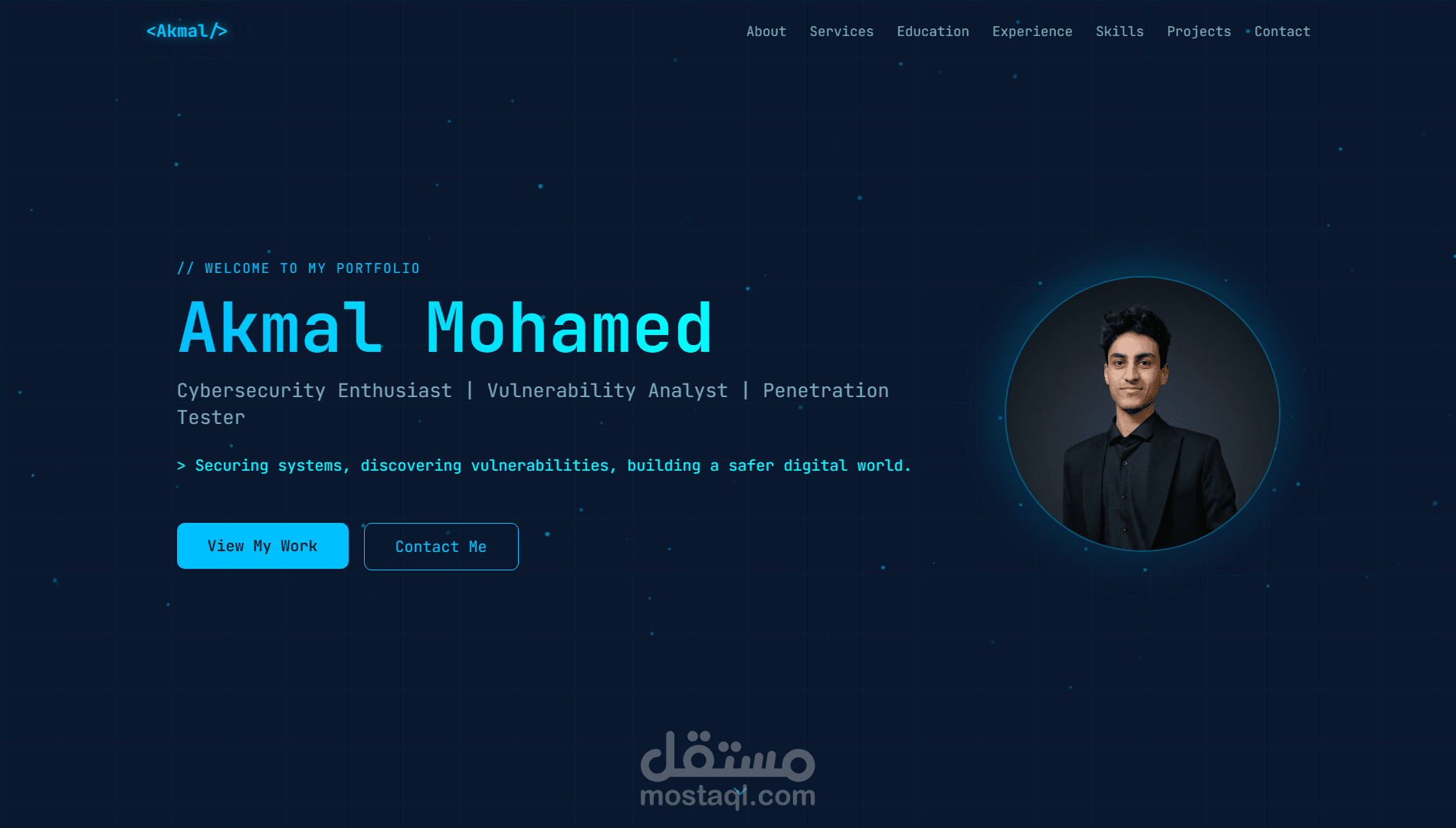 تصميم بورتفوليو احترافي (Portfolio Design)