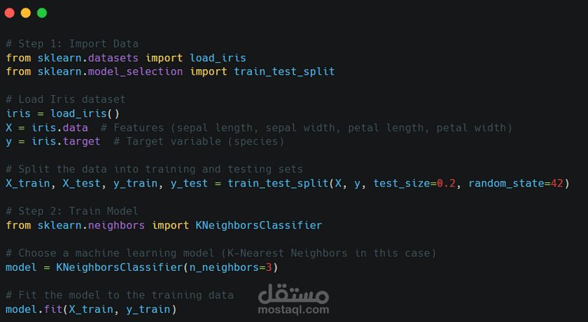 - نماذج تعلم آلي جاهزة للتطبيق العملي