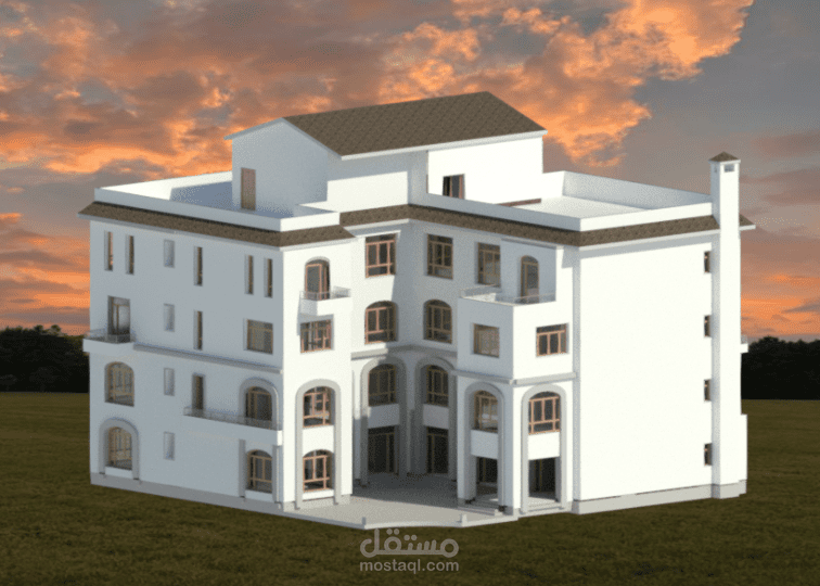 تصميم معماري وإنشائي لفيلا مودرن بنظام الـ BIM | من الفكرة حتى جداول الحصر