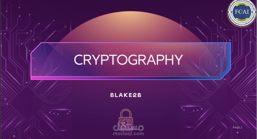 تطبيق ويب للتشفير باستخدام خوارزمية blake2b