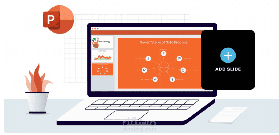 تصميم عرض تقديمي احترافي وجذاب PowerPoint Canva