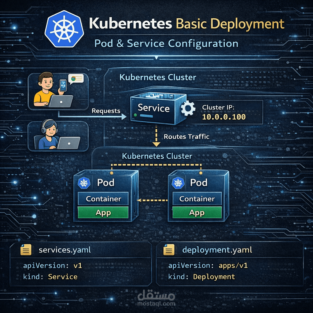 Kubernetes Basic Deployment – Pod & Service Configuration